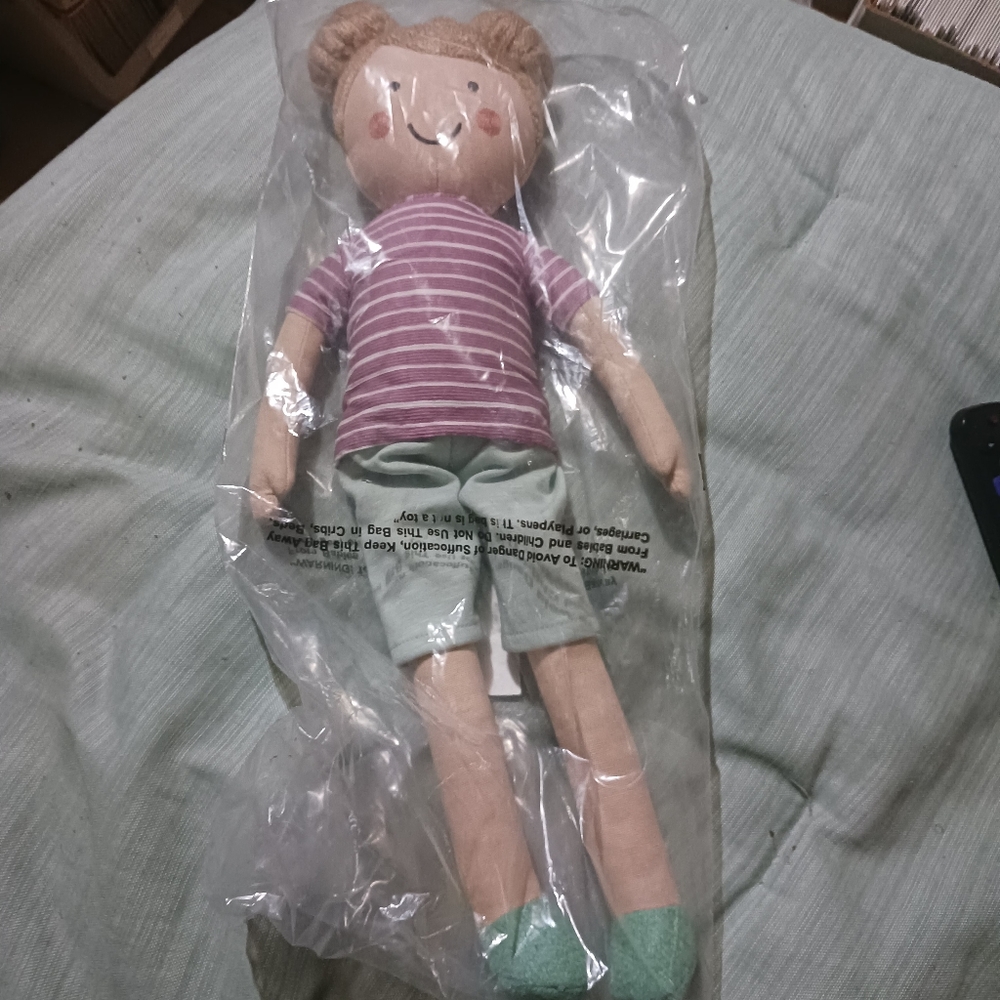 Pillowfort Decorative Pillow Pal Girl Doll 20" - Picture 3 of 4